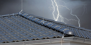 Äußerer Blitzschutz bei Elektro Schulze GmbH in Eckental